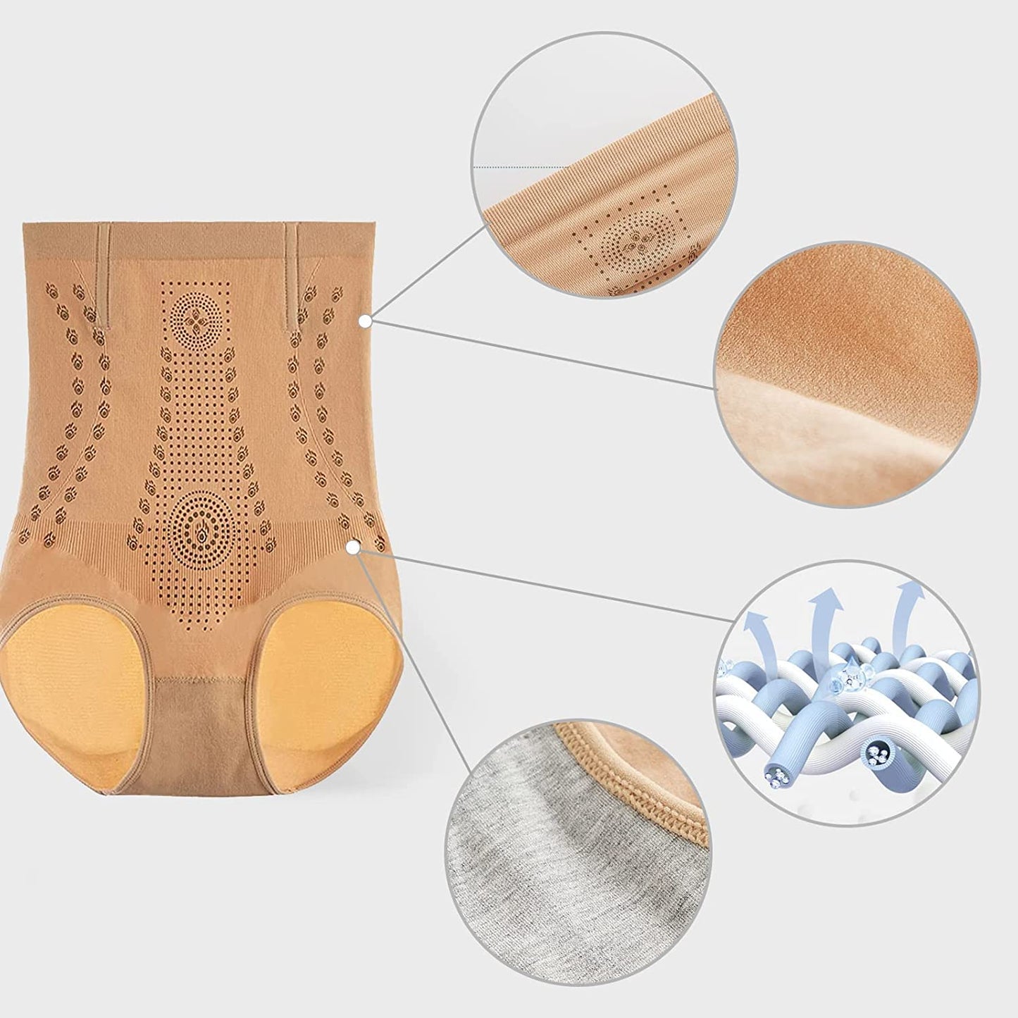 Shaping Belt with Ion Technology for Waist Contouring