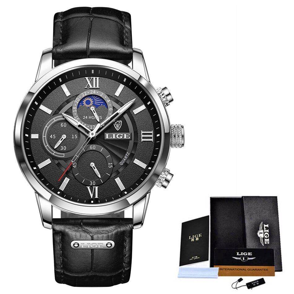 Lige Men's Quartz Watch