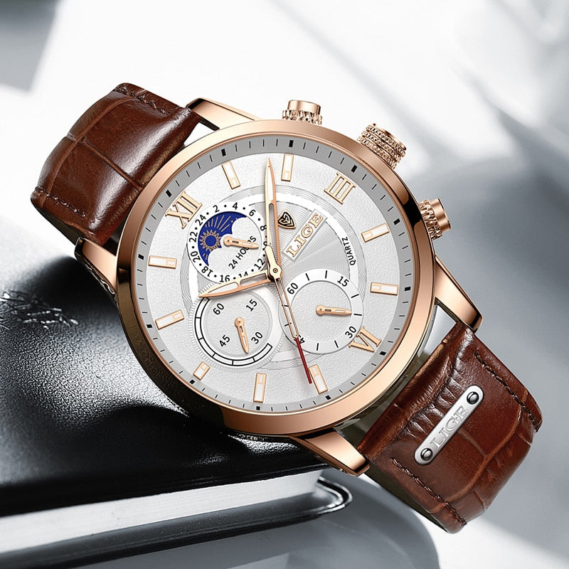 Lige Men's Quartz Watch