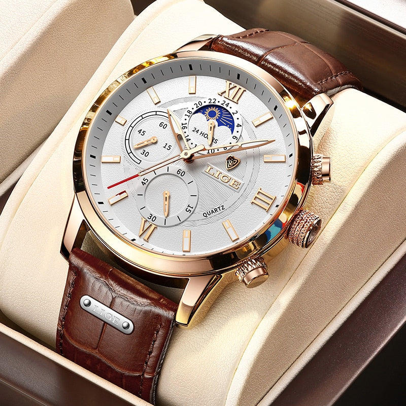 Lige Men's Quartz Watch