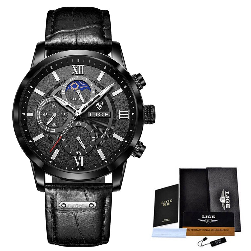 Lige Men's Quartz Watch