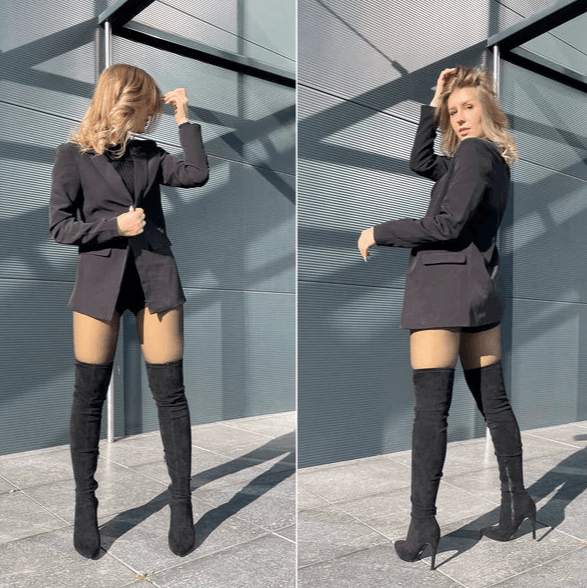 Super Diva Velvety Wool Fleece Women's Tights