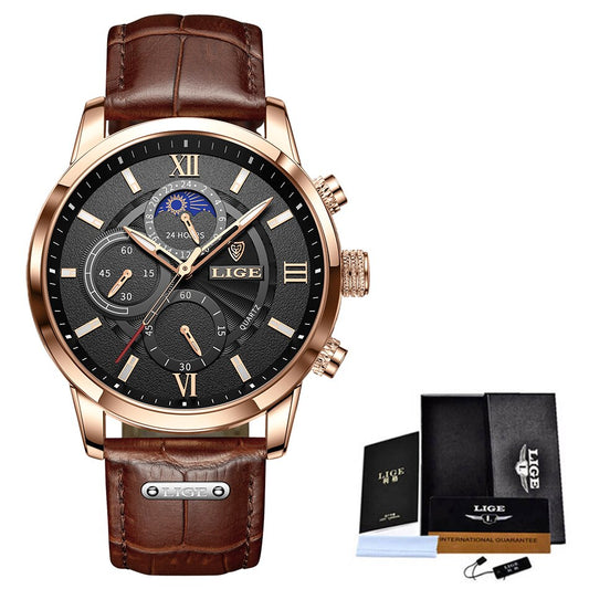 Lige Men's Quartz Watch